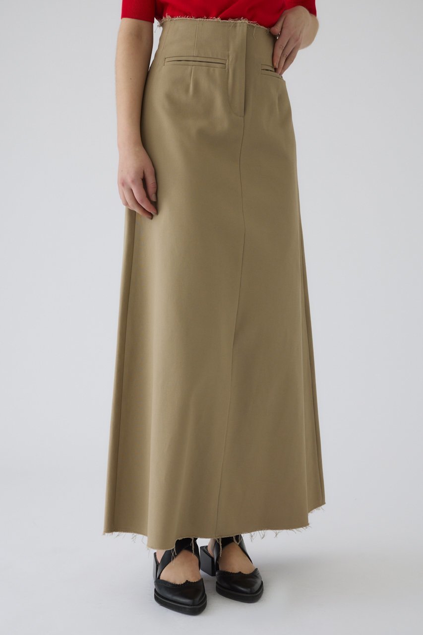 【リムアーク/RIM.ARK】のChino cloth A-line SK/スカート インテリア・キッズ・メンズ・レディースファッション・服の通販 founy(ファニー) 　ファッション　Fashion　レディースファッション　Fashion for Women　スカート　Skirts　ロングスカート　Long Skirts / Maxi & Midi Skirts　シンプル　Simple, Minimal　ビッグ　Big, Oversized　ロング　Long, Long-Length　グレージュ|ID: prp329100004417165 ipo3291000000033949008