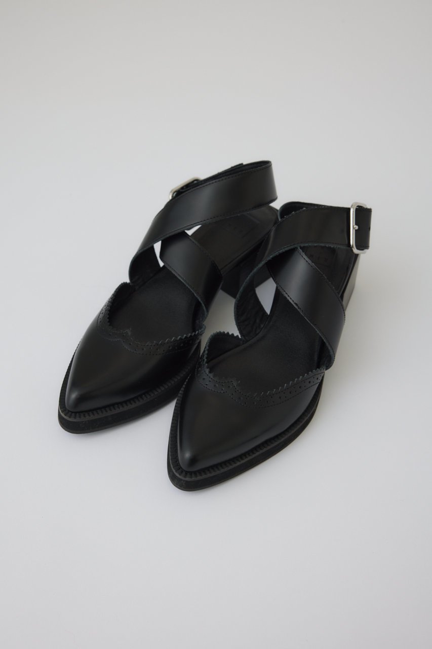 【リムアーク/RIM.ARK】のWing tip sandal/サンダル インテリア・キッズ・メンズ・レディースファッション・服の通販 founy(ファニー) ファッション Fashion レディースファッション Fashion for Women ウィングチップ Wingtip Shoes カッティング Cutting Detail サンダル Sandals, Summer Shoes ブラック|ID: prp329100004417166 ipo3291000000032803652