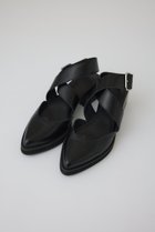 【リムアーク/RIM.ARK】のWing tip sandal/サンダル 人気、トレンドファッション・服の通販 founy(ファニー) ファッション Fashion レディースファッション Fashion for Women ウィングチップ Wingtip Shoes カッティング Cutting Detail サンダル Sandals, Summer Shoes thumbnail ブラック|ID: prp329100004417166 ipo3291000000036757390