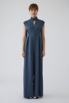 【リムアーク/RIM.ARK】のModern twill all in one/オールインワン 人気、トレンドファッション・服の通販 founy(ファニー) ファッション Fashion レディースファッション Fashion for Women パンツ Pants & Trousers オケージョン Occasion Wear スタイリッシュ Stylish, Fashionable ダブル Double, Double-Breasted ノースリーブ Sleeveless, No-Sleeve ハイネック High Neck, Mock Neck モダン Modern, Contemporary thumbnail ダークブルー|ID: prp329100004417170 ipo3291000000032914300