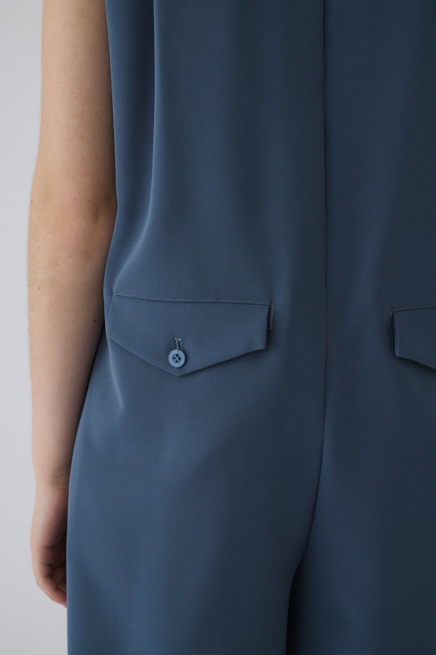 【リムアーク/RIM.ARK】のModern twill all in one/オールインワン 人気、トレンドファッション・服の通販 founy(ファニー) ファッション Fashion レディースファッション Fashion for Women パンツ Pants & Trousers オケージョン Occasion Wear スタイリッシュ Stylish, Fashionable ダブル Double, Double-Breasted ノースリーブ Sleeveless, No-Sleeve ハイネック High Neck, Mock Neck モダン Modern, Contemporary other-6|ID: prp329100004417170 ipo3291000000036003802