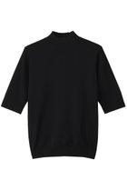 【リムアーク/RIM.ARK】のSilk mix fit tops/ニット ブラック|ID:prp329100004417171