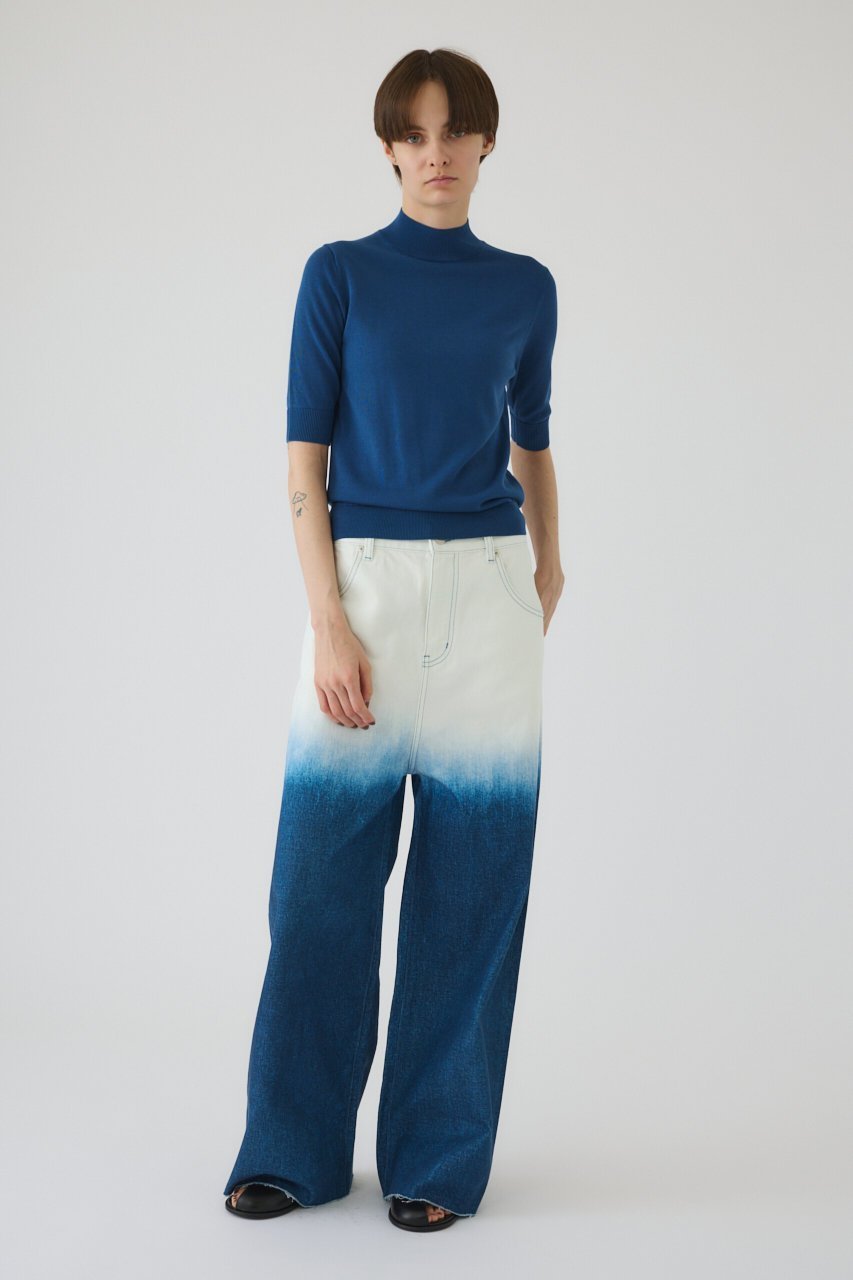 【リムアーク/RIM.ARK】のSilk mix fit tops/ニット 人気、トレンドファッション・服の通販 founy(ファニー) 　ファッション　Fashion　レディースファッション　Fashion for Women　トップス・カットソー　Cut & Sew Tops　ニット　Knit Tops & Sweaters　カジュアルプルオーバー・ニットトップス　Pullovers & Knit Tops / Casual Pullovers　なめらか　Smooth, Silky Texture　コンパクト　Compact, Small Size　シルク　Silk, 100% Silk　ハイネック　High Neck, Mock Neck　ベーシック　Basic, Essential　other-6|ID: prp329100004417171 ipo3291000000032808736