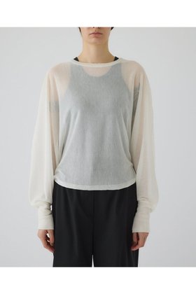 【リムアーク/RIM.ARK】のSheer dolman knit tops/ニット 人気、トレンドファッション・服の通販 founy(ファニー) ファッション Fashion レディースファッション WOMEN トップス・カットソー Tops/Tshirt ニット Knit Tops プルオーバー Pullover シアー Sheer バランス Balance モダン Modern NEW・新作・新着・新入荷 New Arrivals |ID:prp329100004417172