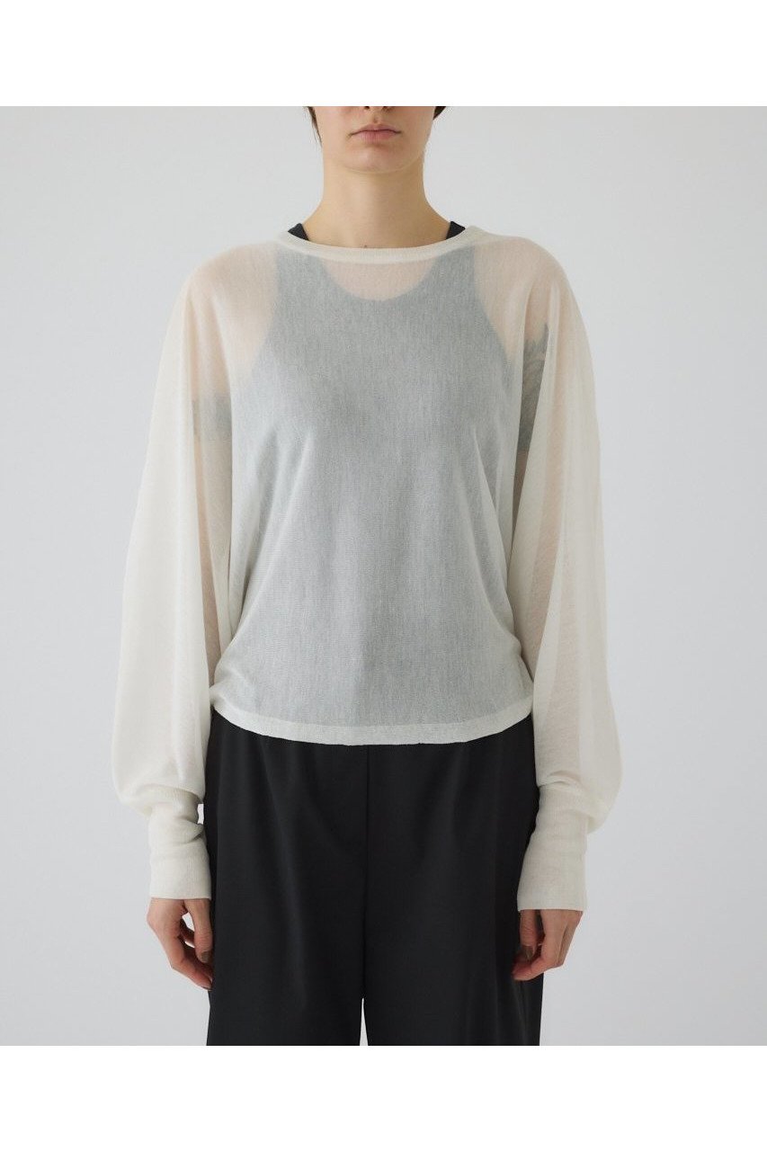 【リムアーク/RIM.ARK】の【3/5 10:00販売開始】Sheer dolman knit tops/ニット 人気、トレンドファッション・服の通販 founy(ファニー) 　ファッション　Fashion　レディースファッション　WOMEN　トップス・カットソー　Tops/Tshirt　ニット　Knit Tops　プルオーバー　Pullover　シアー　Sheer　バランス　Balance　モダン　Modern　NEW・新作・新着・新入荷　New Arrivals　 other-1|ID: prp329100004417172 ipo3291000000030840363