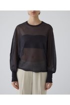 【リムアーク/RIM.ARK】の【3/5 10:00販売開始】Sheer dolman knit tops/ニット グレー|ID:prp329100004417172