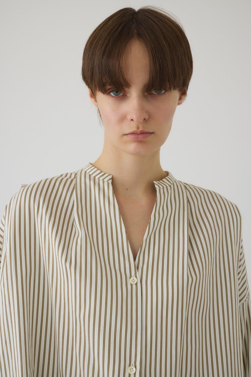 【リムアーク/RIM.ARK】のFlowing tunic tops/チュニック 人気、トレンドファッション・服の通販 founy(ファニー) ファッション Fashion レディースファッション Fashion for Women ワンピース Dresses チュニック Tunic Tops & Dresses サテン Satin, Glossy Fabric スタイリッシュ Stylish, Fashionable ストライプ Stripe, Striped Pattern ダブル Double, Double-Breasted チュニック Tunic, Long Top エレガント 上品 Elegant other-7|ID: prp329100004417173 ipo3291000000032886444