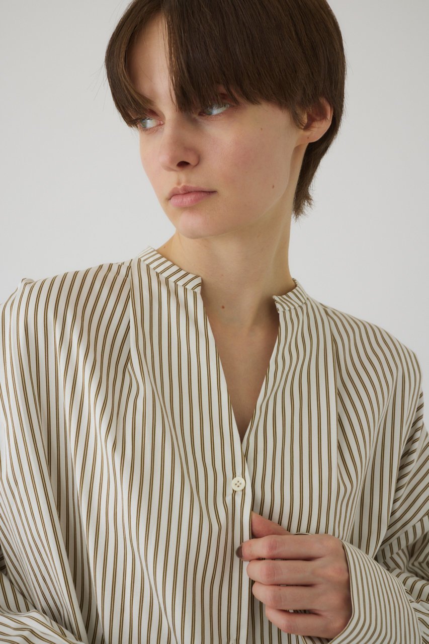 【リムアーク/RIM.ARK】のFlowing tunic tops/チュニック 人気、トレンドファッション・服の通販 founy(ファニー) ファッション Fashion レディースファッション Fashion for Women ワンピース Dresses チュニック Tunic Tops & Dresses サテン Satin, Glossy Fabric スタイリッシュ Stylish, Fashionable ストライプ Stripe, Striped Pattern ダブル Double, Double-Breasted チュニック Tunic, Long Top エレガント 上品 Elegant other-8|ID: prp329100004417173 ipo3291000000032886450