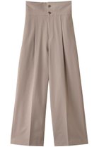 【エステータ/esteta】のコットンダブルクロス マーベルト ワイドパンツ ベージュ|ID: prp329100004417177 ipo3291000000035052178