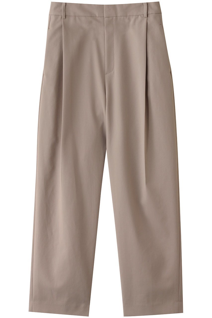 【エステータ/esteta】のコットンダブルクロス テーパード ワイドパンツ インテリア・キッズ・メンズ・レディースファッション・服の通販 founy(ファニー) ファッション Fashion レディースファッション Fashion for Women パンツ Pants & Trousers シンプル Simple, Minimal センター Center, Center Line テーパード Tapered, Tapered Pants ワイド Wide, Wide Fit 再入荷 Restock / Back in Stock ベージュ|ID: prp329100004417178 ipo3291000000035068452