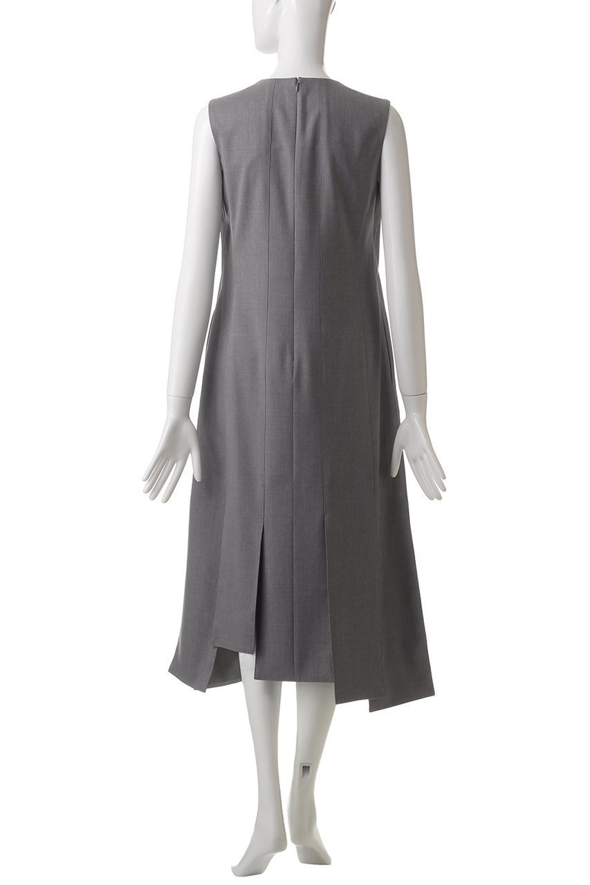 【エステータ/esteta】のウールシルクギャバジン ランダムヘム ワンピース 人気、トレンドファッション・服の通販 founy(ファニー) 　ファッション　Fashion　レディースファッション　Fashion for Women　ワンピース　Dresses　チュニック　Tunic Tops & Dresses　アクセサリー　Fashion Accessories　シンプル　Simple, Minimal　ジャケット　Jacket, Outerwear　チュニック　Tunic, Long Top　フロント　Front, Front Design　ロング　Long, Long-Length　エレガント 上品　Elegant　other-4|ID: prp329100004417181 ipo3291000000035052191