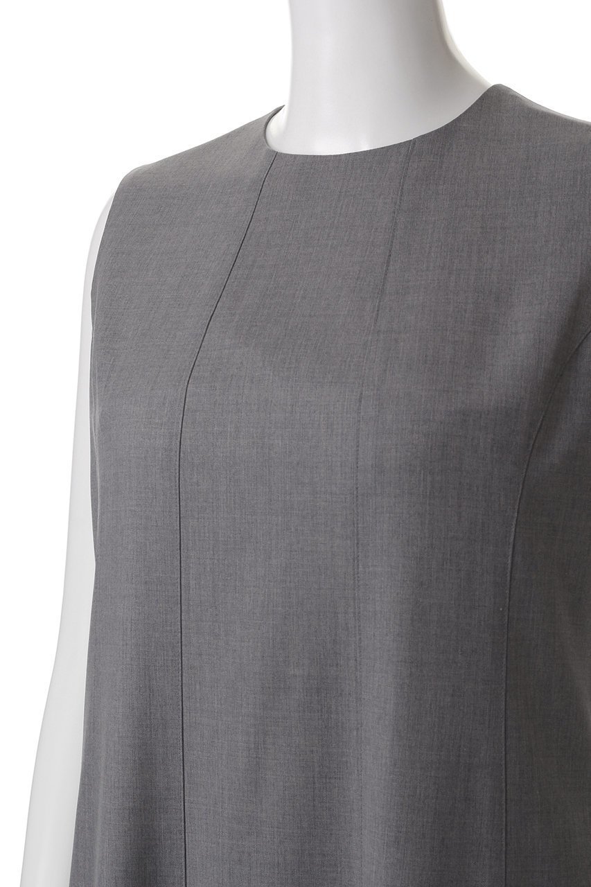 【エステータ/esteta】のウールシルクギャバジン ランダムヘム ワンピース 人気、トレンドファッション・服の通販 founy(ファニー) 　ファッション　Fashion　レディースファッション　Fashion for Women　ワンピース　Dresses　チュニック　Tunic Tops & Dresses　アクセサリー　Fashion Accessories　シンプル　Simple, Minimal　ジャケット　Jacket, Outerwear　チュニック　Tunic, Long Top　フロント　Front, Front Design　ロング　Long, Long-Length　エレガント 上品　Elegant　other-5|ID: prp329100004417181 ipo3291000000035052192