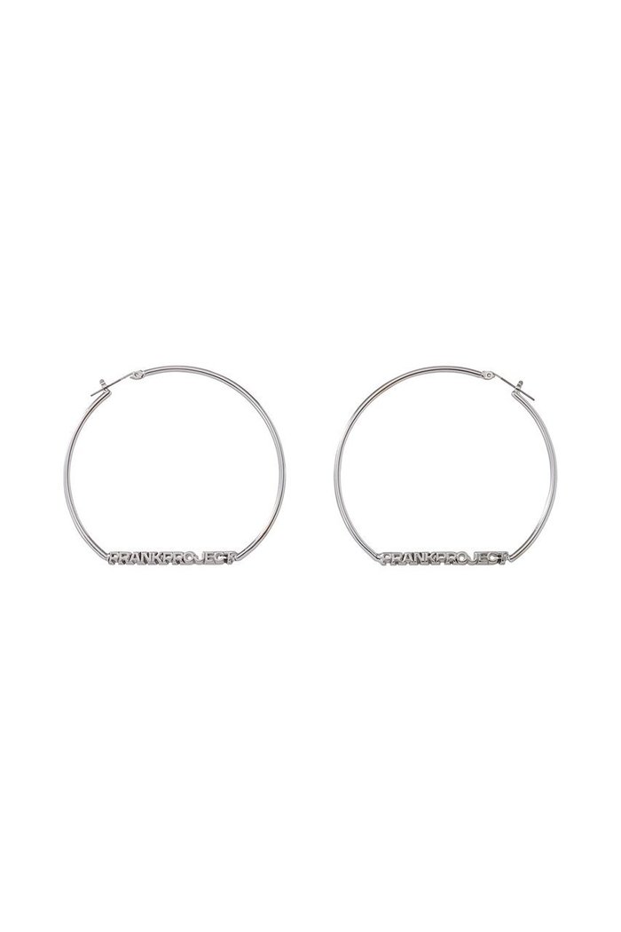 【プランク プロジェクト/PRANK PROJECT】のロゴフープピアス / Logo Hoop Earrings インテリア・キッズ・メンズ・レディースファッション・服の通販 founy(ファニー) https://founy.com/ ファッション Fashion レディースファッション WOMEN ジュエリー Jewelry リング Rings イヤリング Earrings イヤリング Earrings シルバー Silver フォルム Form フープ Hoop |ID: prp329100004417184 ipo3291000000030840401
