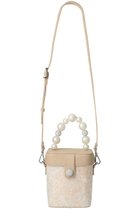 【スタッカート/STACCATO】のBIGパールバニティバッグ 柄アプリコット|ID: prp329100004417185 ipo3291000000032782925