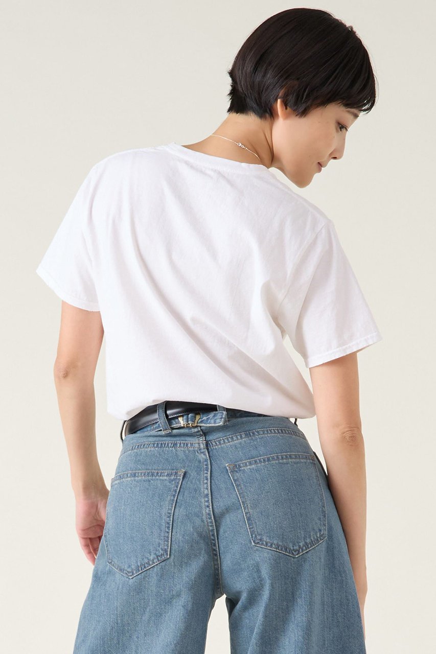 【マルティニーク/martinique】の《別注》【COUTURE D ADAM】Sam Haskins/Flower Tシャツ 人気、トレンドファッション・服の通販 founy(ファニー) 　ファッション　Fashion　レディースファッション　Fashion for Women　トップス・カットソー　Cut & Sew Tops　シャツ・ブラウス・オフィスカジュアル　Elegant Blouses & Button-Ups　ロングTシャツ・Tシャツ　Longline T-Shirts & Tees　カットソー・ベーシックTシャツ　Cut-and-Sewn Tops / Stretch Tees & Basics　コレクション　Collection, Seasonal Line　ショート　Short, Short Length　スリーブ　Sleeve, Long Sleeve / Short Sleeve　ヴィンテージ　Vintage Style　別注　Limited Edition, Custom Order　other-3|ID: prp329100004417190 ipo3291000000032848728