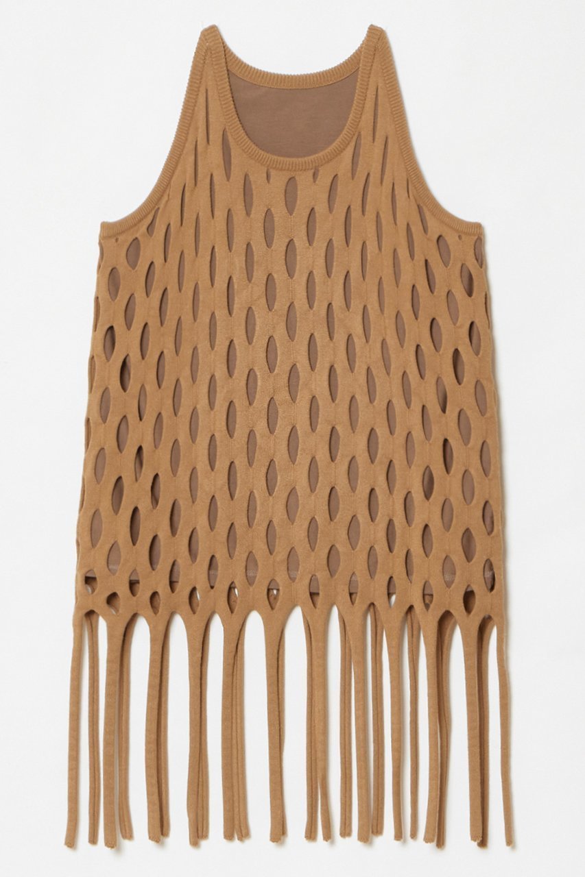 【アルアバイル/allureville】のハンモックフリンジプルオーバー インテリア・キッズ・メンズ・レディースファッション・服の通販 founy(ファニー) 　ファッション　Fashion　レディースファッション　Fashion for Women　トップス・カットソー　Cut & Sew Tops　ニット　Knit Tops & Sweaters　カジュアルプルオーバー・ニットトップス　Pullovers & Knit Tops / Casual Pullovers　アメリカン　American Style　ジャケット　Jacket, Outerwear　スリーブ　Sleeve, Long Sleeve / Short Sleeve　フリンジ　Fringe, Tassel　ブルゾン　Blouson, Bomber Jacket　再入荷　Restock / Back in Stock　ブラウン|ID: prp329100004417193 ipo3291000000035051998