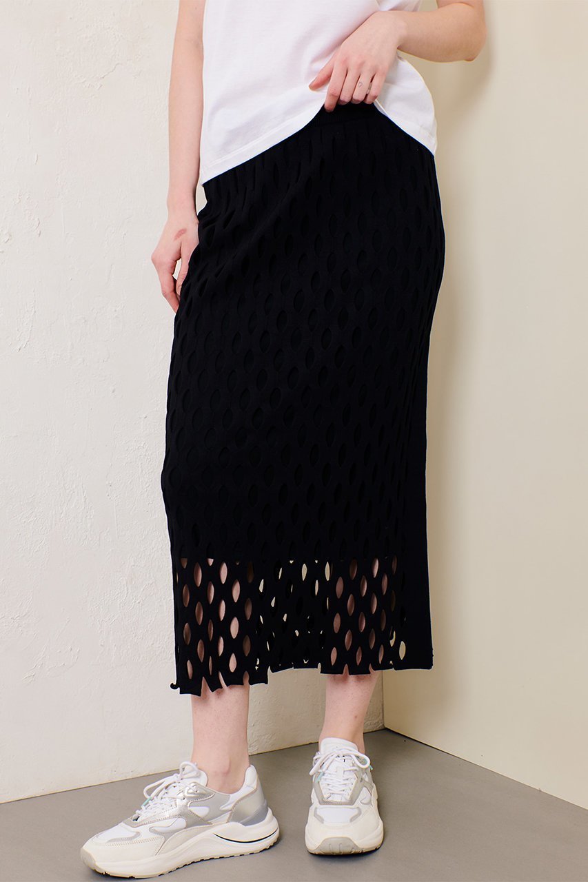 【アルアバイル/allureville】のハンモックフリンジスカート 人気、トレンドファッション・服の通販 founy(ファニー) 　ファッション　Fashion　レディースファッション　Fashion for Women　スカート　Skirts　ロングスカート　Long Skirts / Maxi & Midi Skirts　ジャケット　Jacket, Outerwear　トレンド　Trend, Trending Now　フリンジ　Fringe, Tassel　メッシュ　Mesh, Net Fabric　ロング　Long, Long-Length　再入荷　Restock / Back in Stock　other-5|ID: prp329100004417195 ipo3291000000032705446