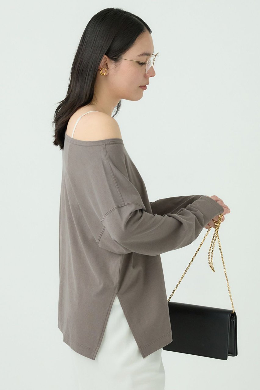 【カオス/Chaos】のフラッシュTシャツ 人気、トレンドファッション・服の通販 founy(ファニー) 　ファッション　Fashion　レディースファッション　Ladies' Fashion Online　トップス・カットソー　Tops/Tshirt　シャツ/ブラウス　Shirts/Blouses　ロング / Tシャツ　T-Shirts　カットソー　Cut and Sewn　カットソー　Cut And Sew　スリーブ　Sleeve　ツイル　Twill　ロング　Long　再入荷　Restock/Back In Stock/Re Arrival　other-6|ID: prp329100004417207 ipo3291000000032694364