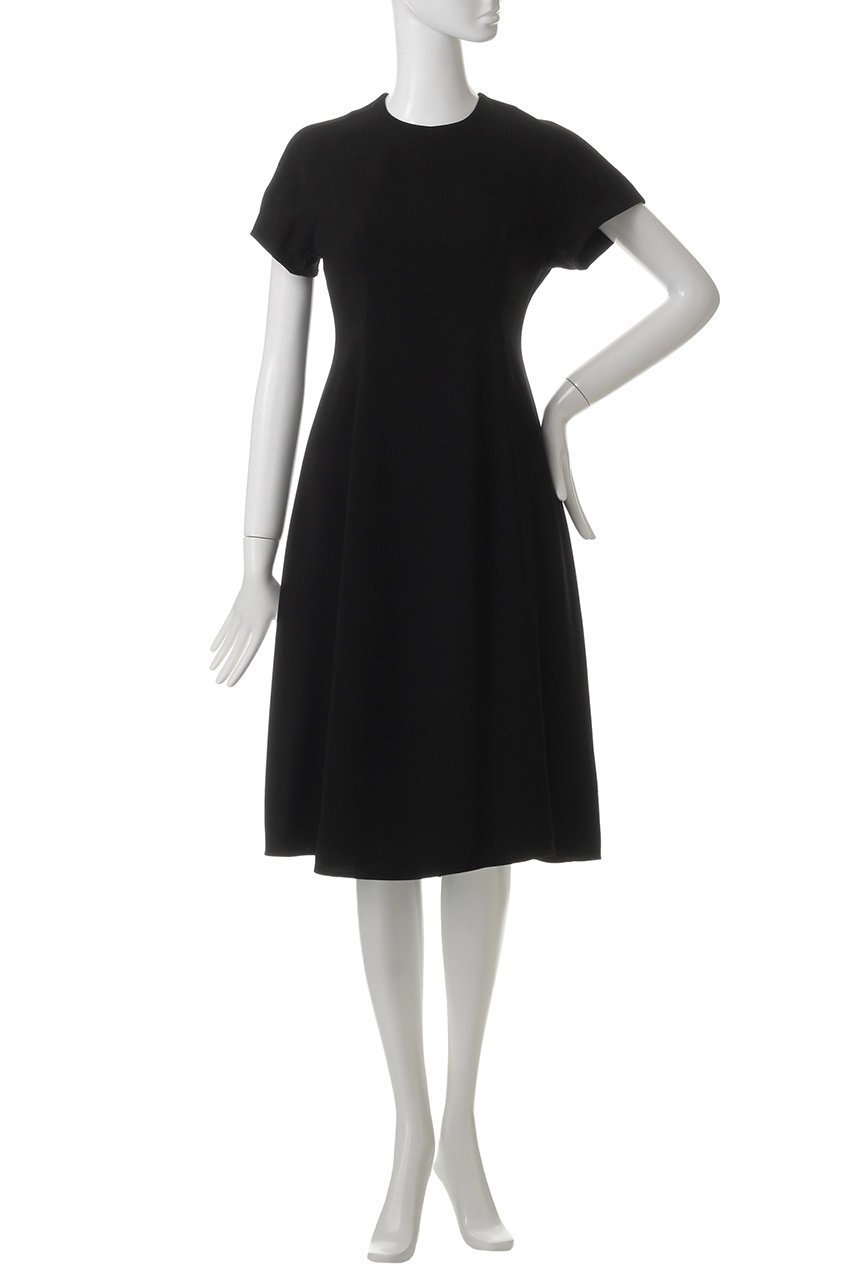 【エムダブリュー/MW】のトリアセテートフレンチ-スリーブドレス 人気、トレンドファッション・服の通販 founy(ファニー) 　ファッション　Fashion　レディースファッション　WOMEN　ワンピース　Dress　ドレス　Party Dresses　チュニック　Tunic　シューズ　Shoes　スリーブ　Sleeve　チュニック　Tunic　ドレス　Dress　フィット　Fit　フレア　Flare　エレガント 上品　Elegant　other-2|ID: prp329100004417209 ipo3291000000032273003