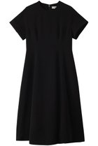 【エムダブリュー/MW】のトリアセテートフレンチ-スリーブドレス 人気、トレンドファッション・服の通販 founy(ファニー) ファッション Fashion レディースファッション Fashion for Women ワンピース Dresses フォーマル・パーティードレス・結婚式用ドレス Elegant & Casual Dresses チュニック Tunic Tops & Dresses シューズ Shoes, Footwear スリーブ Sleeve, Long Sleeve / Short Sleeve チュニック Tunic, Long Top ドレス Dress, One-Piece フィット Fit, Slim Fit フレア Flare, Flared エレガント 上品 Elegant thumbnail ブラック|ID: prp329100004417209 ipo3291000000035415289