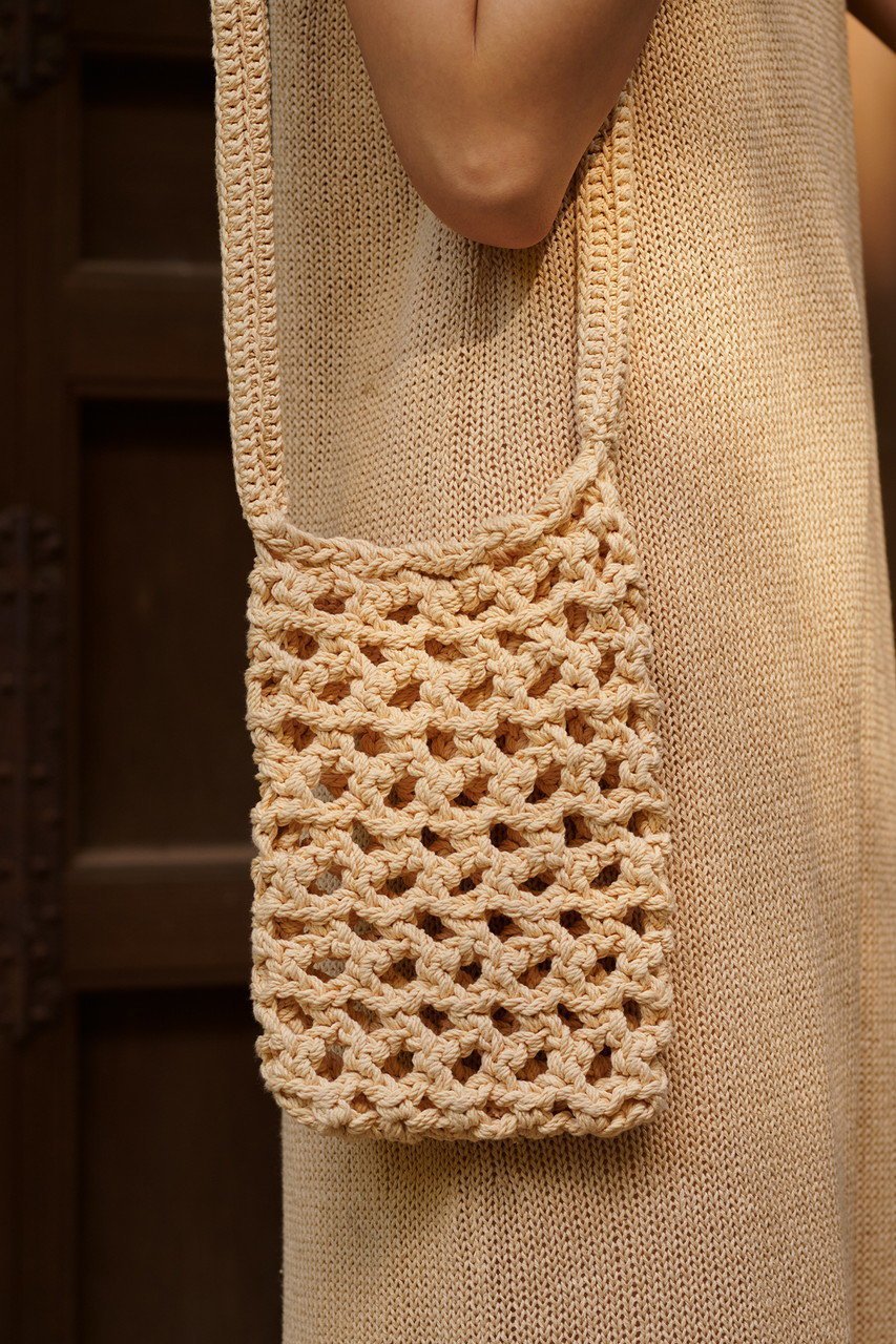 【セアン/SCEARN】のCOTTON CODE HAND KNIT ニットバッグ 人気、トレンドファッション・服の通販 founy(ファニー) ファッション Fashion レディースファッション Fashion for Women トップス・カットソー Cut & Sew Tops ニット Knit Tops & Sweaters バッグ Bags ショルダー Shoulder, Shoulder Strap シンプル Simple, Minimal トレンド Trend, Trending Now ラグジュアリー Luxury, Elegant リゾート Resort, Vacation Style other-7|ID: prp329100004417215 ipo3291000000032781733