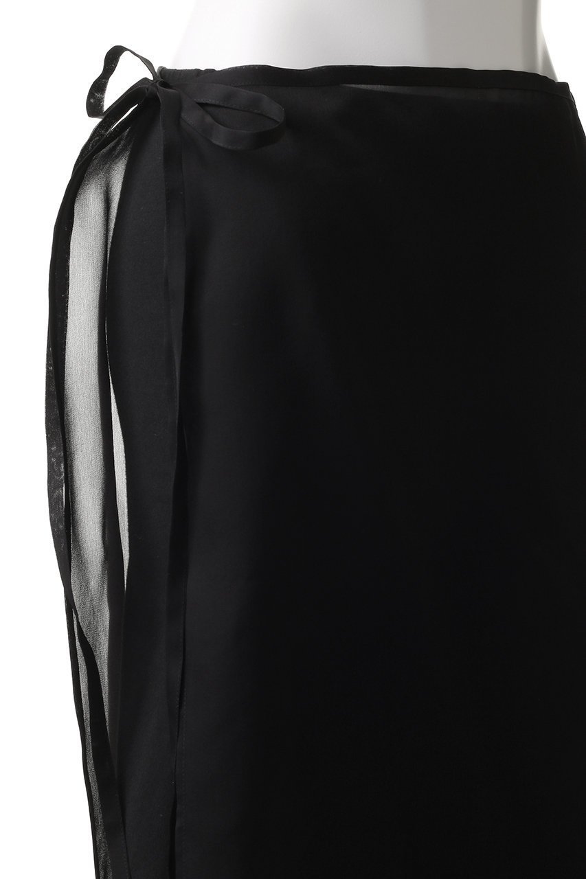 【セアン/SCEARN】のSILK SATIN ORGANDIE スカート 人気、トレンドファッション・服の通販 founy(ファニー) 　ファッション　Fashion　レディースファッション　Fashion for Women　スカート　Skirts　ロングスカート　Long Skirts / Maxi & Midi Skirts　オーガンジー　Organza Fabric　サテン　Satin, Glossy Fabric　シルク　Silk, 100% Silk　パーティ　Party, Party Style　ラップ　Wrap, Wrap Design　リボン　Ribbon, Bow　ロング　Long, Long-Length　other-5|ID: prp329100004417216 ipo3291000000032825182