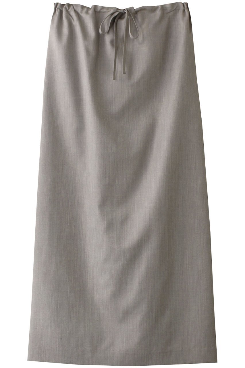 【セアン/SCEARN】のWOOL SILK TROPICAL スカート インテリア・キッズ・メンズ・レディースファッション・服の通販 founy(ファニー) 　ファッション　Fashion　レディースファッション　Fashion for Women　スカート　Skirts　ロングスカート　Long Skirts / Maxi & Midi Skirts　シルク　Silk, 100% Silk　シンプル　Simple, Minimal　タイトスカート　Pencil Skirt, Tight Skirt　ロング　Long, Long-Length　LIGHT GRAY|ID: prp329100004417218 ipo3291000000035693893