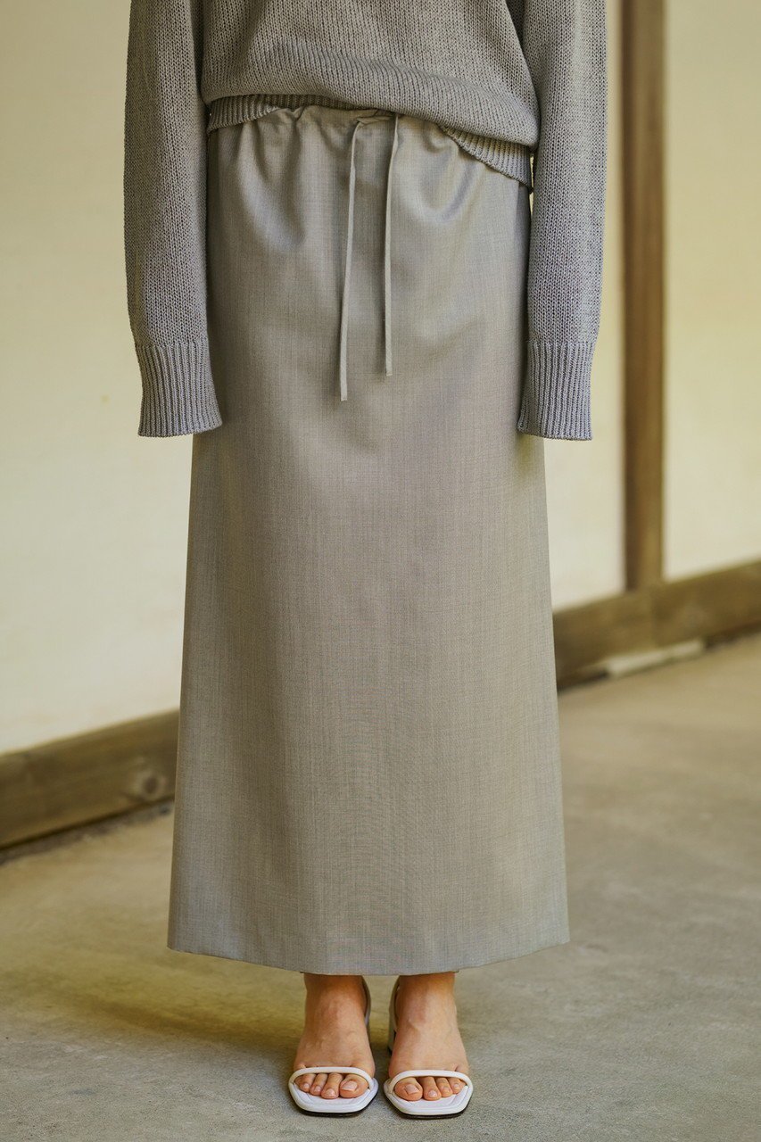 【セアン/SCEARN】のWOOL SILK TROPICAL スカート 大人の最旬トレンドファッション＆コーディネート founy(ファウニー) 　ファッション　Fashion　レディースファッション　Fashion for Women　スカート　Skirts　ロングスカート　Long Skirts / Maxi & Midi Skirts　シルク　Silk, 100% Silk　シンプル　Simple, Minimal　タイトスカート　Pencil Skirt, Tight Skirt　ロング　Long, Long-Length　other-8|ID: prp329100004417218 ipo3291000000036831483