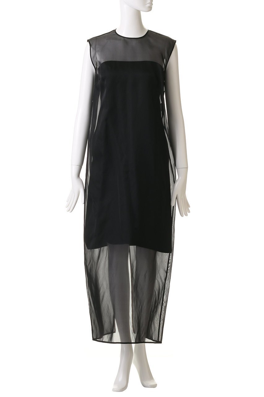 【セアン/SCEARN】のSILK SATIN ORGANDIE ワンピース 人気、トレンドファッション・服の通販 founy(ファニー) 　ファッション　Fashion　レディースファッション　Fashion for Women　ワンピース　Dresses　チュニック　Tunic Tops & Dresses　オーガンジー　Organza Fabric　サテン　Satin, Glossy Fabric　シルク　Silk, 100% Silk　スリット　Slit, Slit Detail　チュニック　Tunic, Long Top　パーティ　Party, Party Style　ロング　Long, Long-Length　other-2|ID: prp329100004417223 ipo3291000000032873749