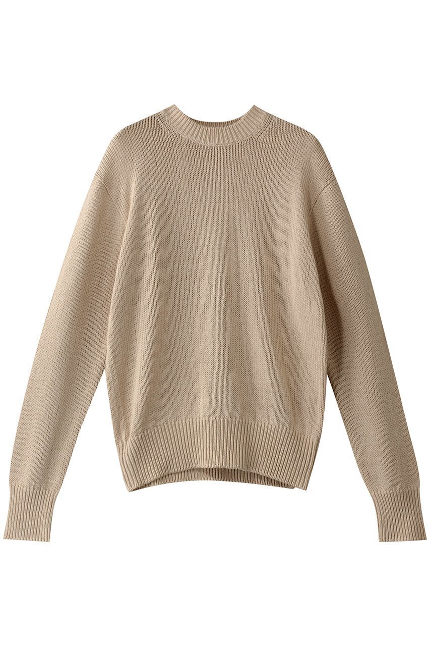 【セアン/SCEARN】のGIMA COTTON SILK WASHI ニット インテリア・キッズ・メンズ・レディースファッション・服の通販 founy(ファニー) 　ファッション　Fashion　レディースファッション　Fashion for Women　トップス・カットソー　Cut & Sew Tops　ニット　Knit Tops & Sweaters　カジュアルプルオーバー・ニットトップス　Pullovers & Knit Tops / Casual Pullovers　インナー　Innerwear　シルク　Silk, 100% Silk　シンプル　Simple, Minimal　スリット　Slit, Slit Detail　フロント　Front, Front Design　BEIGE|ID: prp329100004417225 ipo3291000000032945527
