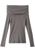 【セアン/SCEARN】のCOTTON MODAL RIB ニット GRAY|ID: prp329100004417226 ipo3291000000032945565