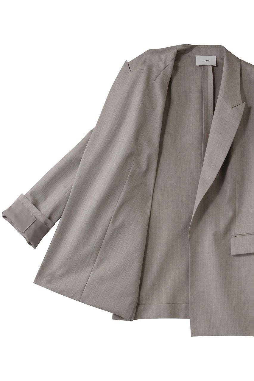 【セアン/SCEARN】のWOOL SILK TROPICAL ジャケット 人気、トレンドファッション・服の通販 founy(ファニー) ファッション Fashion レディースファッション Fashion for Women アウター Coat / Outerwear Collection レディースジャケット・軽アウター Jackets おすすめ Recommended / Our Picks シルク Silk, 100% Silk シンプル Simple, Minimal ジャケット Jacket, Outerwear セットアップ Set-Up, Coordinated Outfit 春 Spring other-6|ID: prp329100004417229 ipo3291000000035490504