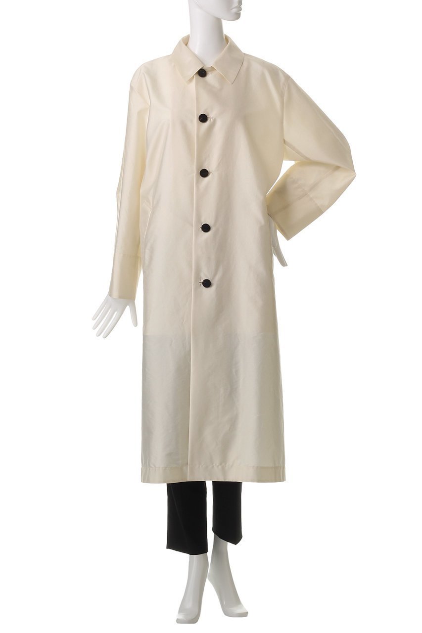 【セアン/SCEARN】のPOLYESTER SILK TAFFETA コート 人気、トレンドファッション・服の通販 founy(ファニー) 　ファッション　Fashion　レディースファッション　WOMEN　アウター　Coat Outerwear　コート　Coats　エレガント 上品　Elegant　カフス　Cuffs　シルク　Silk　ダブル　Double　リュクス　Luxe　ロング　Long　other-2|ID: prp329100004417233 ipo3291000000031266294