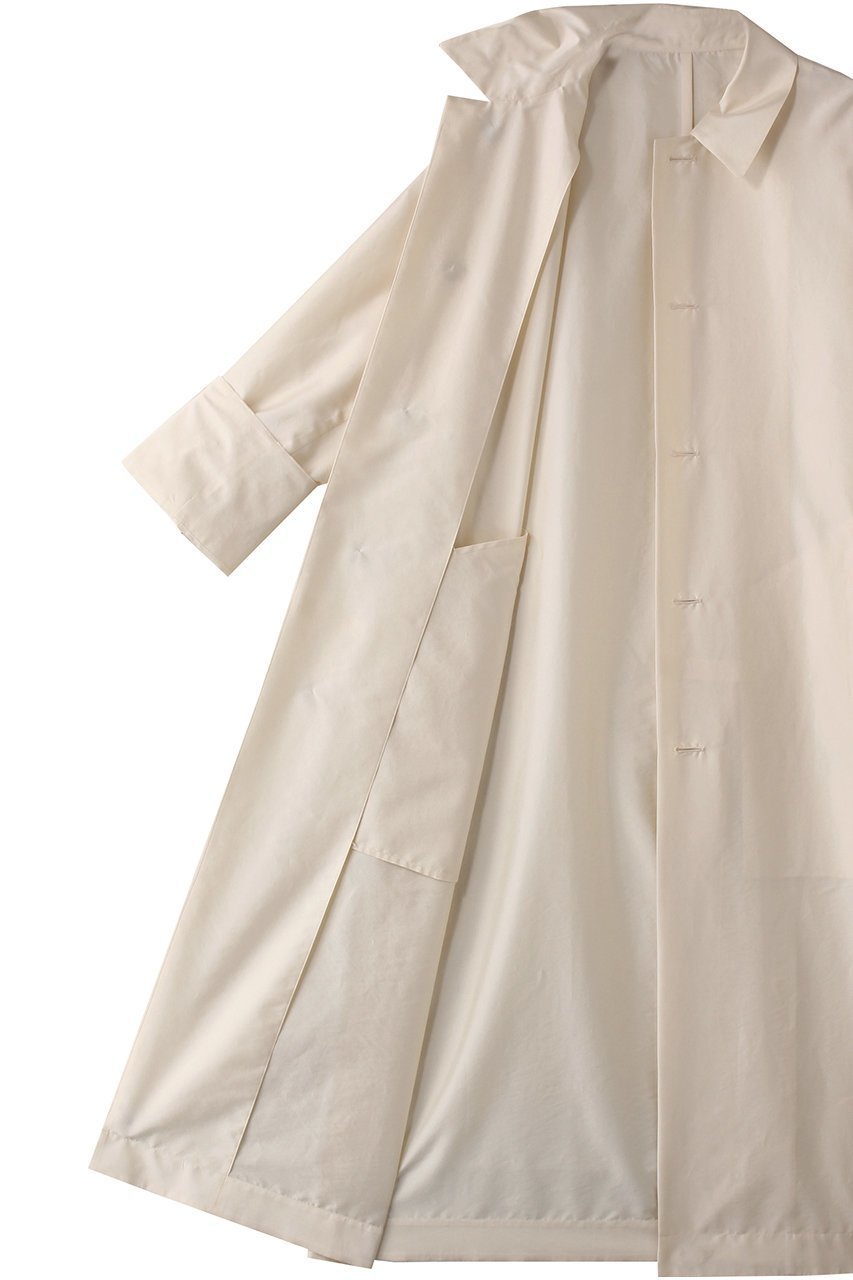 【セアン/SCEARN】のPOLYESTER SILK TAFFETA コート 人気、トレンドファッション・服の通販 founy(ファニー) ファッション Fashion レディースファッション Fashion for Women アウター Coat / Outerwear Collection コート・ロングコート・ピーコート Long Coats, Peacoats & More エレガント 上品 Elegant カフス Cuff Design シルク Silk, 100% Silk ダブル Double, Double-Breasted リュクス Luxury, Elegant, High-End, Chic ロング Long, Long-Length other-6|ID: prp329100004417233 ipo3291000000032924353