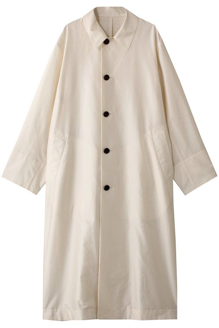 【セアン/SCEARN】のPOLYESTER SILK TAFFETA コート インテリア・キッズ・メンズ・レディースファッション・服の通販 founy(ファニー) https://founy.com/ ファッション Fashion レディースファッション Fashion for Women アウター Coat / Outerwear Collection コート・ロングコート・ピーコート Long Coats, Peacoats & More エレガント 上品 Elegant カフス Cuff Design シルク Silk, 100% Silk ダブル Double, Double-Breasted リュクス Luxury, Elegant, High-End, Chic ロング Long, Long-Length |ID: prp329100004417233 ipo3291000000035824480