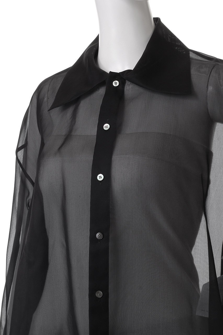 【セアン/SCEARN】のSILK SATIN ORGANDIE ブラウス 人気、トレンドファッション・服の通販 founy(ファニー) ファッション Fashion レディースファッション Fashion for Women トップス・カットソー Cut & Sew Tops シャツ・ブラウス・オフィスカジュアル Elegant Blouses & Button-Ups オーガンジー Organza Fabric カフス Cuff Design サテン Satin, Glossy Fabric シルク Silk, 100% Silk スリーブ Sleeve, Long Sleeve / Short Sleeve パーティ Party, Party Style リュクス Luxury, Elegant, High-End, Chic ロング Long, Long-Length other-5|ID: prp329100004417234 ipo3291000000032859438