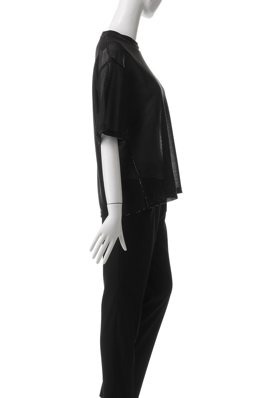 【カナコ サカイ/KANAKO SAKAI】のグリッターTシャツ 人気、トレンドファッション・服の通販 founy(ファニー) 　ファッション　Fashion　レディースファッション　Fashion for Women　トップス・カットソー　Cut & Sew Tops　シャツ・ブラウス・オフィスカジュアル　Elegant Blouses & Button-Ups　ロングTシャツ・Tシャツ　Longline T-Shirts & Tees　カットソー・ベーシックTシャツ　Cut-and-Sewn Tops / Stretch Tees & Basics　オケージョン　Occasion Wear　グリッター　Glitter, Sparkle　ショート　Short, Short Length　シンプル　Simple, Minimal　スリーブ　Sleeve, Long Sleeve / Short Sleeve　フォルム　Silhouette, Form　エレガント 上品　Elegant　other-3|ID: prp329100004417237 ipo3291000000032869197