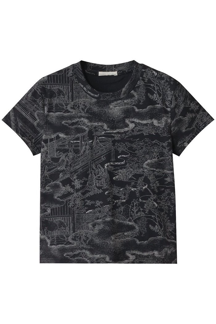 【カナコ サカイ/KANAKO SAKAI】のJAPANESE PRINTED FITTED Tシャツ インテリア・キッズ・メンズ・レディースファッション・服の通販 founy(ファニー) https://founy.com/ ファッション Fashion レディースファッション Fashion for Women トップス・カットソー Cut & Sew Tops シャツ・ブラウス・オフィスカジュアル Elegant Blouses & Button-Ups ロングTシャツ・Tシャツ Longline T-Shirts & Tees カットソー・ベーシックTシャツ Cut-and-Sewn Tops / Stretch Tees & Basics コンパクト Compact, Small Size ショート Short, Short Length スリーブ Sleeve, Long Sleeve / Short Sleeve バランス Balance, Style Balance プリント Print, Printed Pattern ボトム Bottoms, Lower Wear |ID: prp329100004417238 ipo3291000000032869237