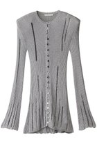 【カナコ サカイ/KANAKO SAKAI】のメタリックカーディガン 人気、トレンドファッション・服の通販 founy(ファニー) ファッション Fashion レディースファッション Fashion for Women トップス・カットソー Cut & Sew Tops ニット Knit Tops & Sweaters カーディガン・羽織り Layered Style Cardigans おすすめ Recommended / Our Picks カーディガン Cardigan, Knitwear スリム Slim, Slim Fit スリーブ Sleeve, Long Sleeve / Short Sleeve ダメージ Distressed, Destroyed メタリック Metallic, Shiny Finish エレガント 上品 Elegant thumbnail シルバー|ID: prp329100004417239 ipo3291000000034957143