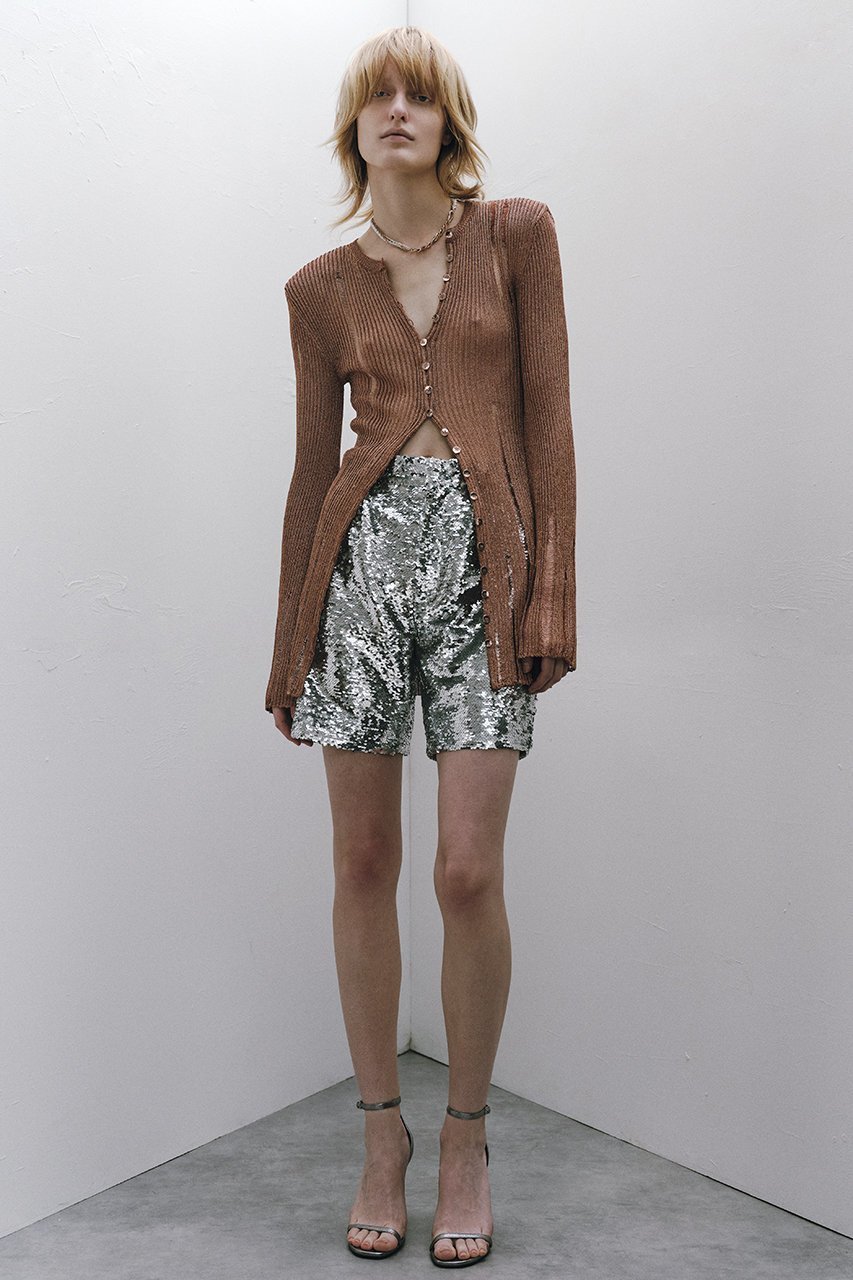 【カナコ サカイ/KANAKO SAKAI】のメタリックカーディガン 人気、トレンドファッション・服の通販 founy(ファニー) 　ファッション　Fashion　レディースファッション　Fashion for Women　トップス・カットソー　Cut & Sew Tops　ニット　Knit Tops & Sweaters　カーディガン・羽織り　Layered Style Cardigans　おすすめ　Recommended / Our Picks　カーディガン　Cardigan, Knitwear　スリム　Slim, Slim Fit　スリーブ　Sleeve, Long Sleeve / Short Sleeve　ダメージ　Distressed, Destroyed　メタリック　Metallic, Shiny Finish　エレガント 上品　Elegant　other-6|ID: prp329100004417239 ipo3291000000034957149