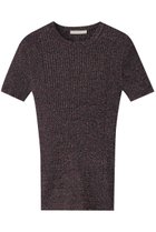 【カナコ サカイ/KANAKO SAKAI】のGLITTER RIBBED ニットTシャツ ネイビー|ID: prp329100004417240 ipo3291000000032945420