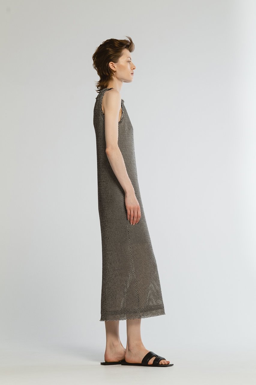 【チノ/CINOH】のラッセルスリーブレスドレス 人気、トレンドファッション・服の通販 founy(ファニー) 　ファッション　Fashion　レディースファッション　WOMEN　ワンピース　Dress　ドレス　Party Dresses　チュニック　Tunic　クッション　Cushion　シューズ　Shoes　スポーツ　Sports　ダブル　Double　チュニック　Tunic　メッシュ　Mesh　ラッセル　Russell　リネン　Linen　ロング　Long　other-8|ID: prp329100004417244 ipo3291000000031329760