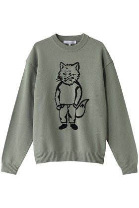 【メゾン キツネ/MAISON KITSUNE / MEN】 【MEN】DRESSED FOX INTARSIA JUMPER プルオーバー人気、トレンドファッション・服の通販 founy(ファニー) ファッション Fashion メンズファッション MEN トップス・カットソー Tops/Tshirt/Men シャツ Shirts スリーブ Sleeve フォックス Fox フロント Front ベーシック Basic ボトム Bottom ロング Long NEW・新作・新着・新入荷 New Arrivals 旅行 Travel |ID:prp329100004417248