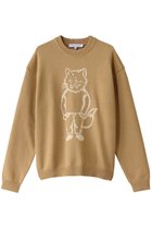 【メゾン キツネ/MAISON KITSUNE / MEN】の【MEN】DRESSED FOX INTARSIA JUMPER プルオーバー コーク|ID: prp329100004417248 ipo3291000000032869288