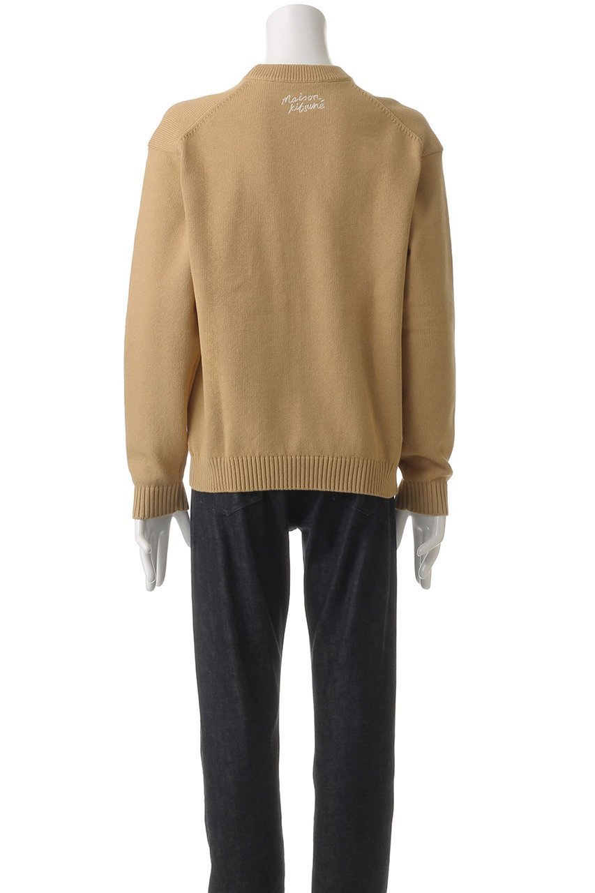 【メゾン キツネ/MAISON KITSUNE / MEN】の【MEN】DRESSED FOX INTARSIA JUMPER プルオーバー 人気、トレンドファッション・服の通販 founy(ファニー) 　ファッション　Fashion　メンズファッション　Fashion for Men　トップス・カットソー　Cut & Sew Tops　メンズシャツ　Shirts　スリーブ　Sleeve, Long Sleeve / Short Sleeve　フォックス　Fox, Fox Fur　フロント　Front, Front Design　ベーシック　Basic, Essential　ボトム　Bottoms, Lower Wear　ロング　Long, Long-Length　旅行　Travel　other-4|ID: prp329100004417248 ipo3291000000032869306