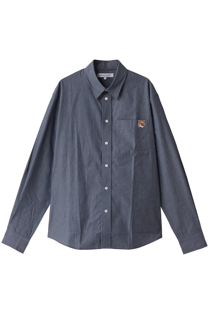 【メゾン キツネ/MAISON KITSUNE / MEN】の【MEN】FOX HEAD CASUAL シャツ 人気、トレンドファッション・服の通販 founy(ファニー) 　ファッション　Fashion　メンズファッション　Fashion for Men　スリーブ　Sleeve, Long Sleeve / Short Sleeve　ロング　Long, Long-Length　定番　Standard, Basic Item　ビジネス 仕事 通勤　Business / Work / Commuting　 other-1|ID: prp329100004417249 ipo3291000000032859382