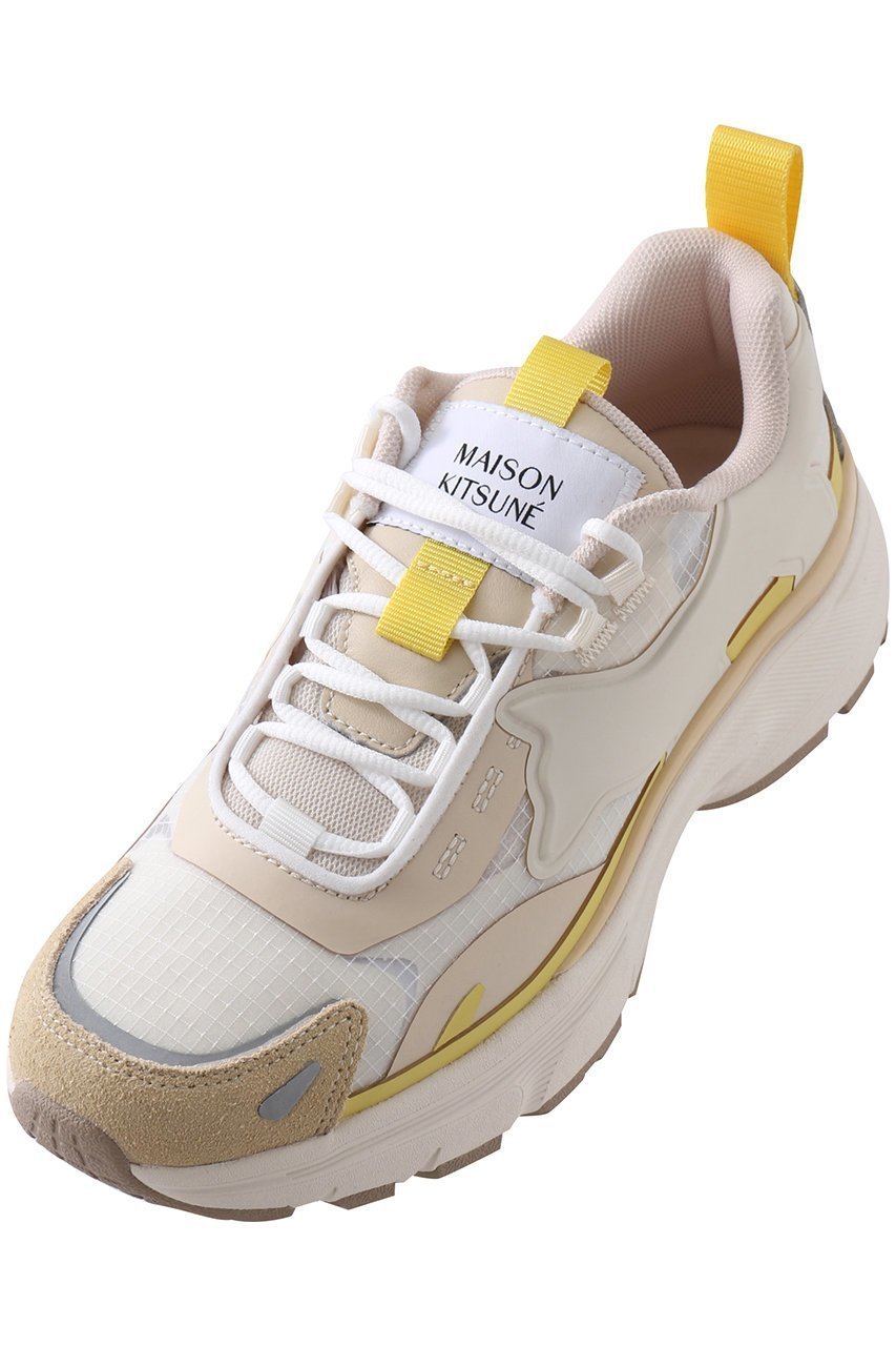 【メゾン キツネ/MAISON KITSUNE】のSORA RUNNERS スニーカー インテリア・キッズ・メンズ・レディースファッション・服の通販 founy(ファニー) 　ファッション　Fashion　レディースファッション　WOMEN　スニーカー　Sneakers　スポーティ　Sporty　フォックス　Fox　ミックス　Mix　モチーフ　Motif　サンキッス/トゥルヌソル/ラテ|ID: prp329100004417253 ipo3291000000031887384