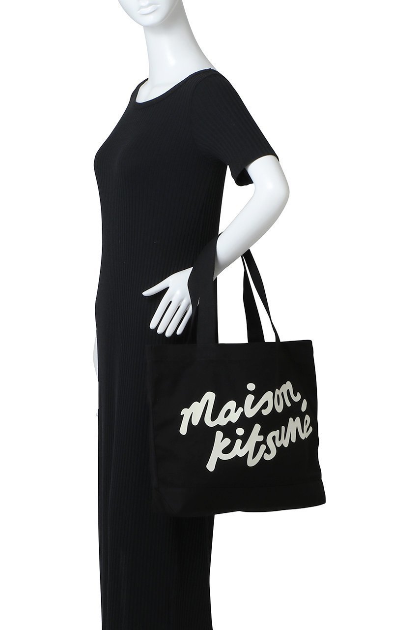 【メゾン キツネ/MAISON KITSUNE】の【UNISEX】MAISON KITSUNE HANDWRITING トートバッグ 人気、トレンドファッション・服の通販 founy(ファニー) 　ファッション　Fashion　レディースファッション　WOMEN　バッグ　Bag　ユニセックス　Unisex　ポケット　Pocket　ポーチ　Pouch　財布　Wallet　other-2|ID: prp329100004417254 ipo3291000000031266415