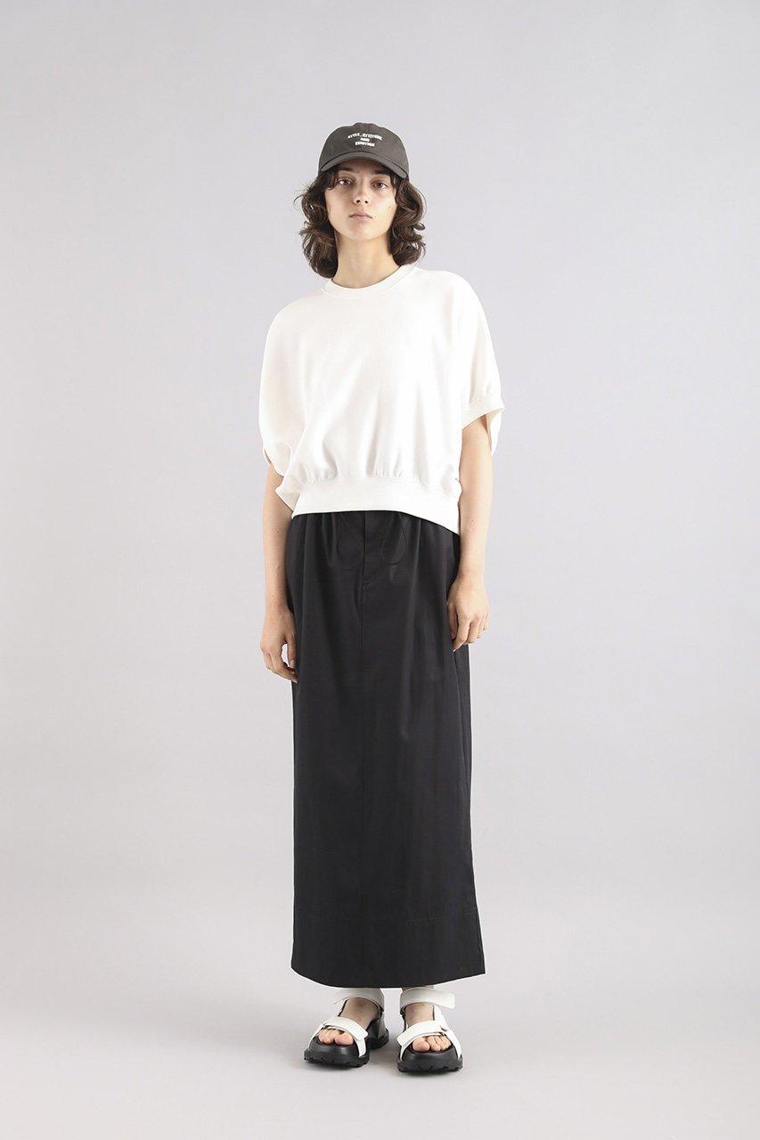 【サクラ/SACRA】のダブルニットクロスドルマンプルオーバー 人気、トレンドファッション・服の通販 founy(ファニー) 　ファッション　Fashion　レディースファッション　Fashion for Women　トップス・カットソー　Cut & Sew Tops　ニット　Knit Tops & Sweaters　カジュアルプルオーバー・ニットトップス　Pullovers & Knit Tops / Casual Pullovers　ギャザー　Gathered, Ruffled　クロップド　Cropped, Short Length　シンプル　Simple, Minimal　スリーブ　Sleeve, Long Sleeve / Short Sleeve　ダブル　Double, Double-Breasted　フォルム　Silhouette, Form　other-6|ID: prp329100004417272 ipo3291000000032946390