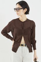 【ザ ストア バイ シー/THE STORE by C】のシルクカーディガン チョコ|ID: prp329100004417275 ipo3291000000032789184